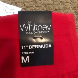 Nwt red New York & company shorts m red